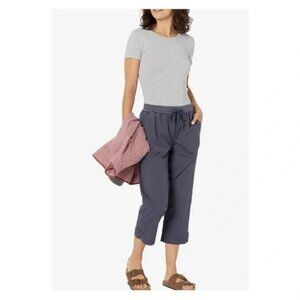 L.L. Bean Stretch Ripstop Pull-On Capri Pants Outdoors Hiking Medium Petite